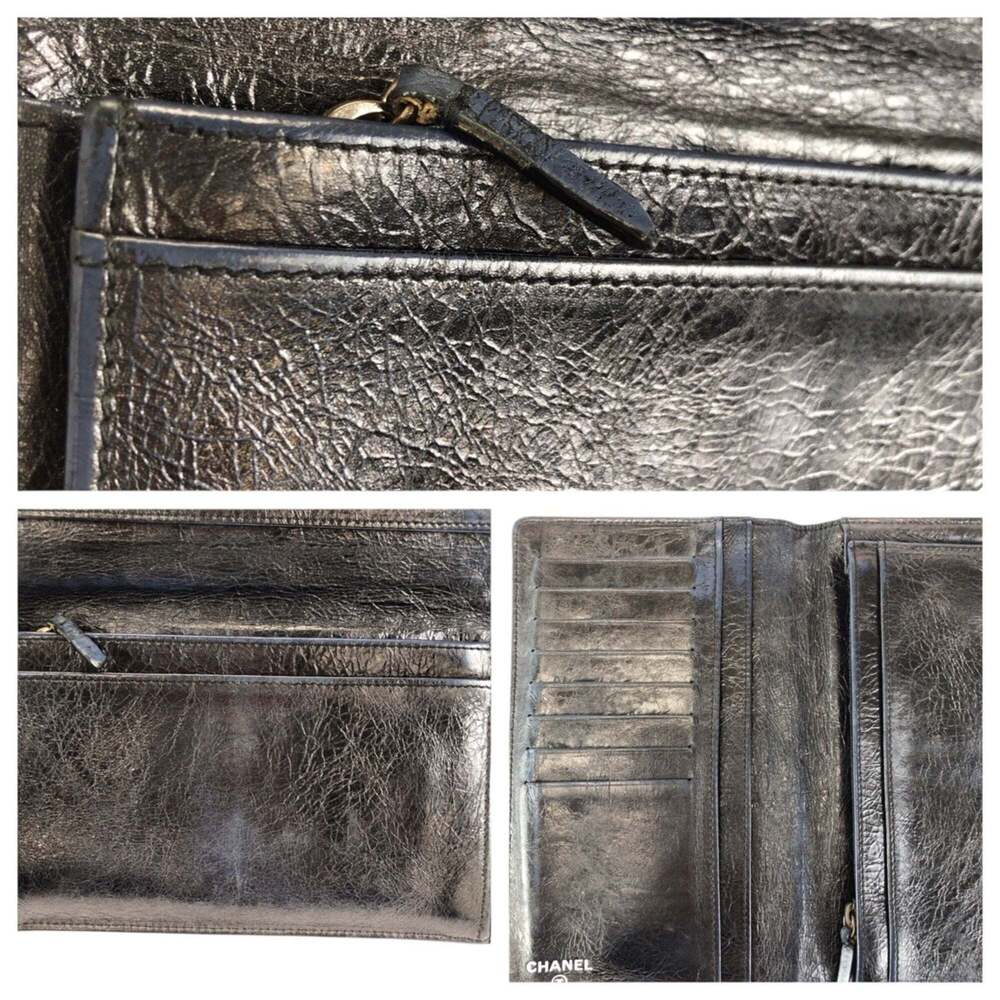 CHANEL Blue Leather Wallet - Picture 7 of 10